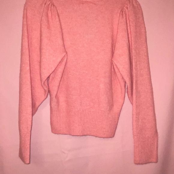 H&M Pink Long Sleeve Cozy Soft Sweater Top Extra Small XS Cute Barbie NEW - Picture 6 of 8